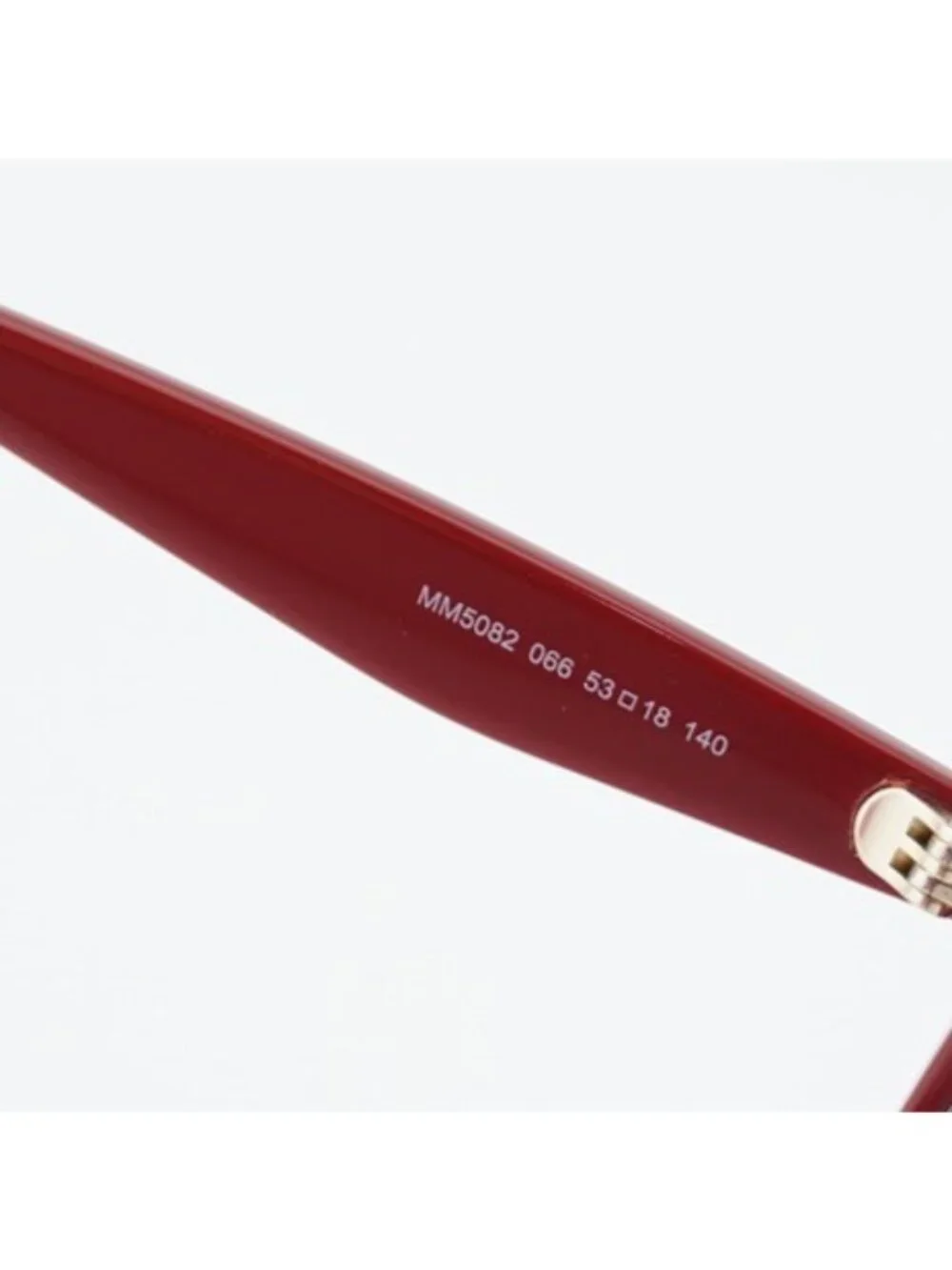 Max Mara MM5082 066 Eyeglasses Red 53mm Square Frame